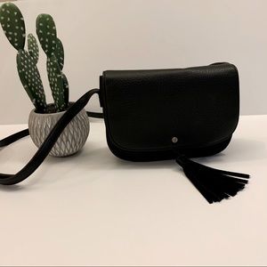 AMERICAN BLACK LEATHER BAG